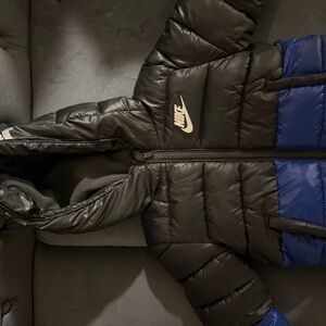 Nike Black and Blue Jacket